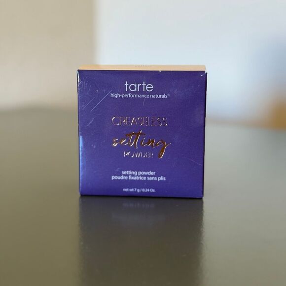 Tarte Creaseless Loose Setting Powder Translucent Yellow Full Size New In Box .2 - Picture 1 of 5